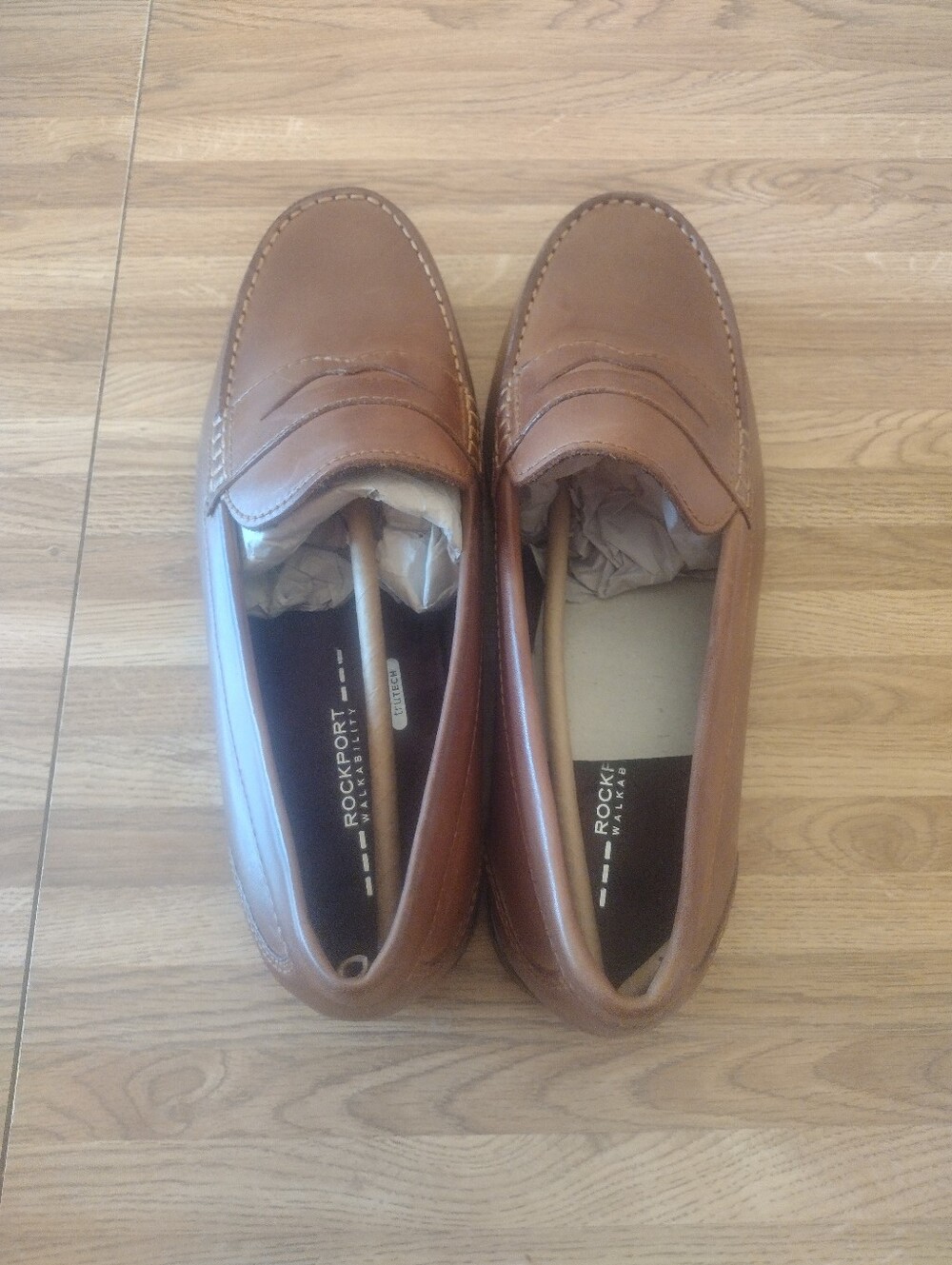 Men's Rockport Walkability Barnaby Classic Penny Loafers Size 9.5 Wide - Picture 4 of 10